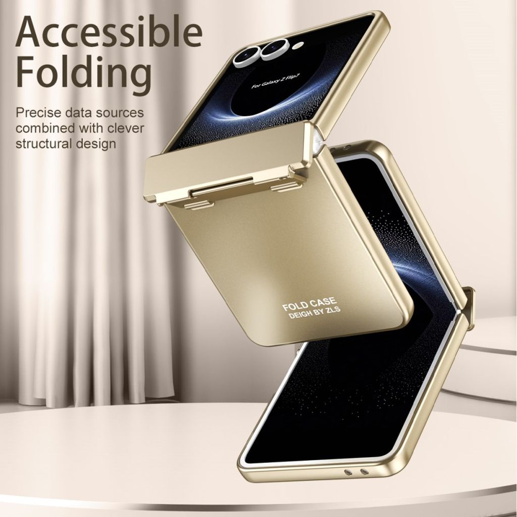 Samsung Galaxy Z Flip7 5G Skal med Skärmskydd - Gul