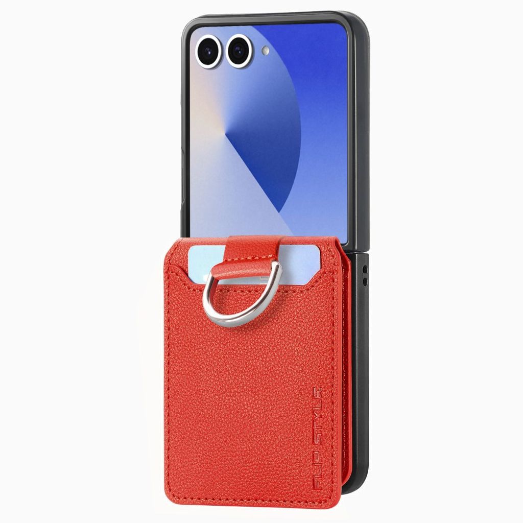 Samsung Galaxy Z Flip7 5G cover med ringholder - Orange