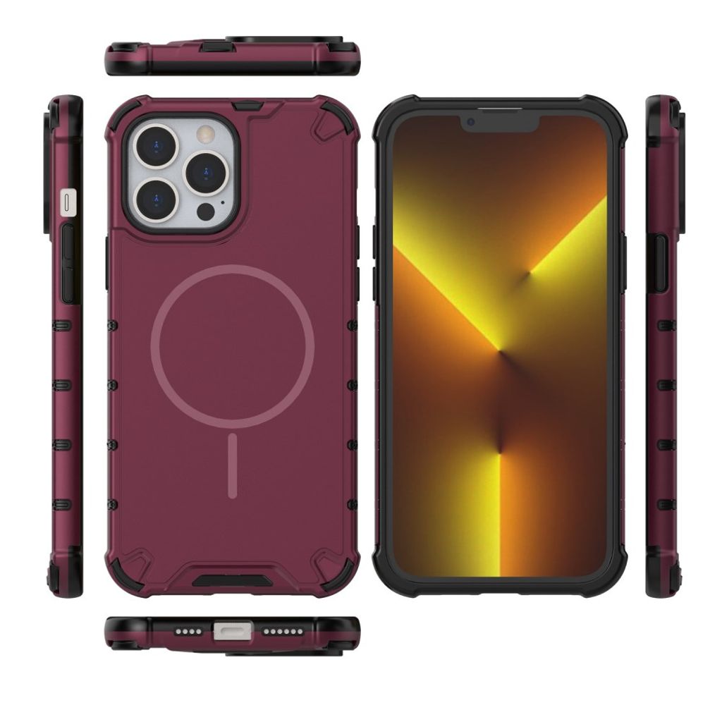 iPhone 14 Pro Max MagSafe Cover Stødsikker - Lilla