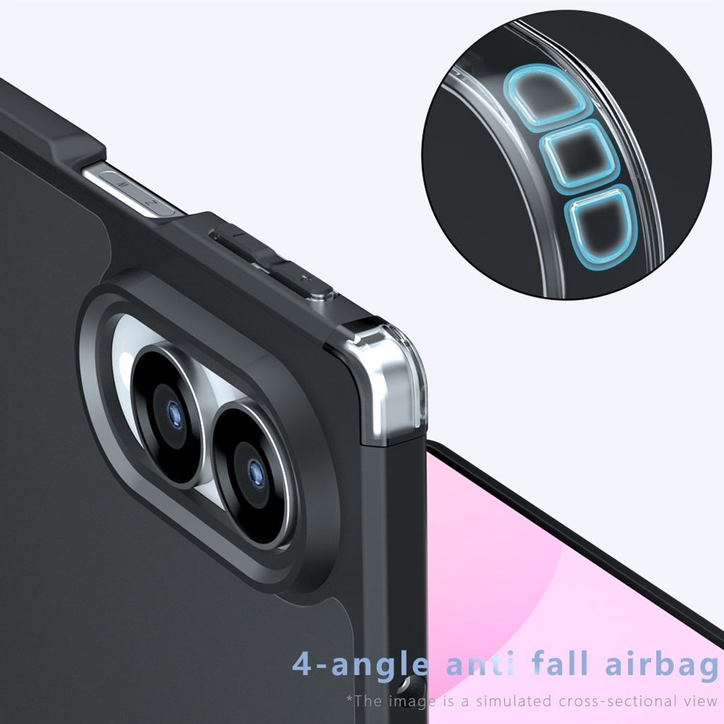 Samsung Galaxy Z Fold8 Stødsikkert Cover - Gennemsigtig