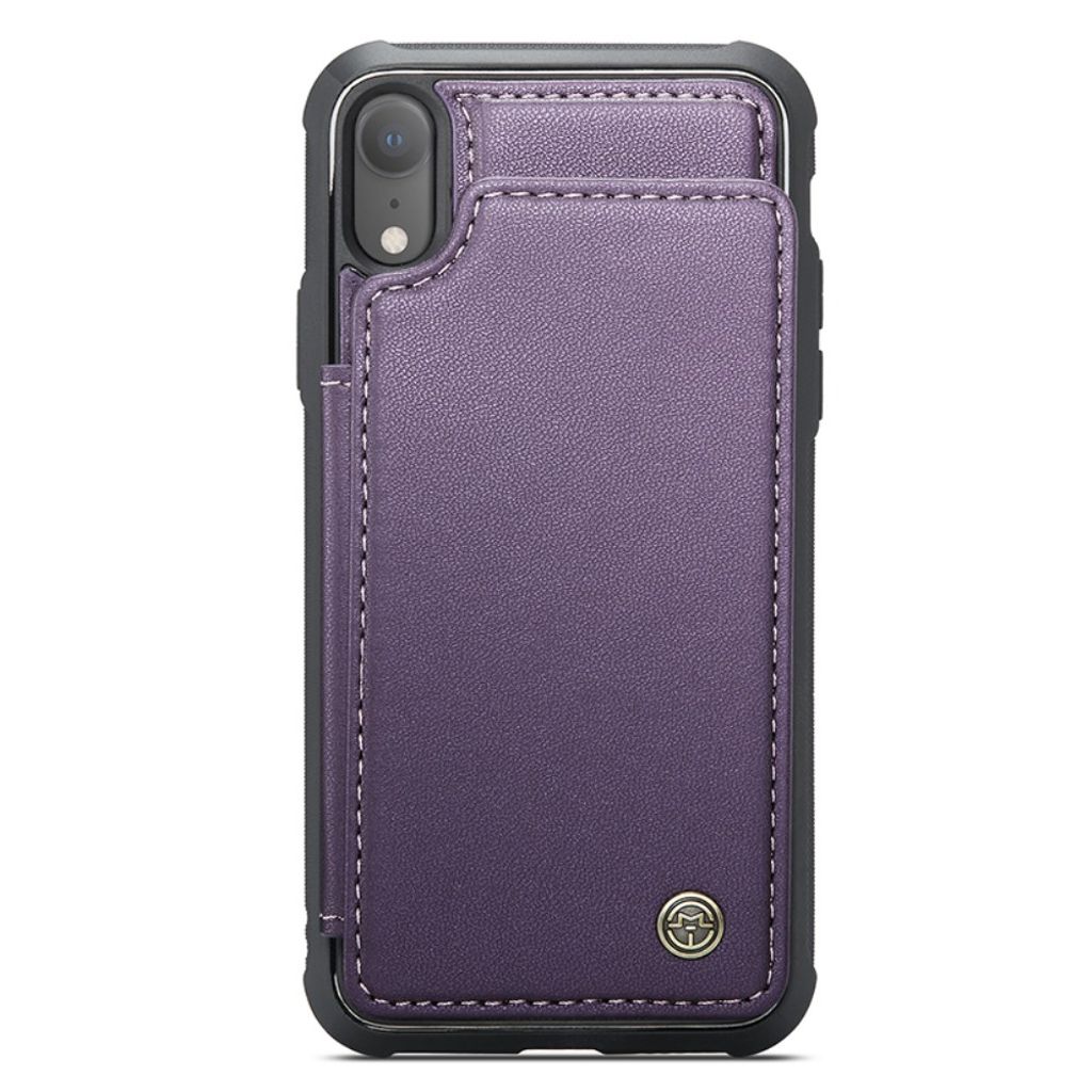 CASEME iPhone XR Plånboksskal med Kortfack & RFID-blockering – Lila