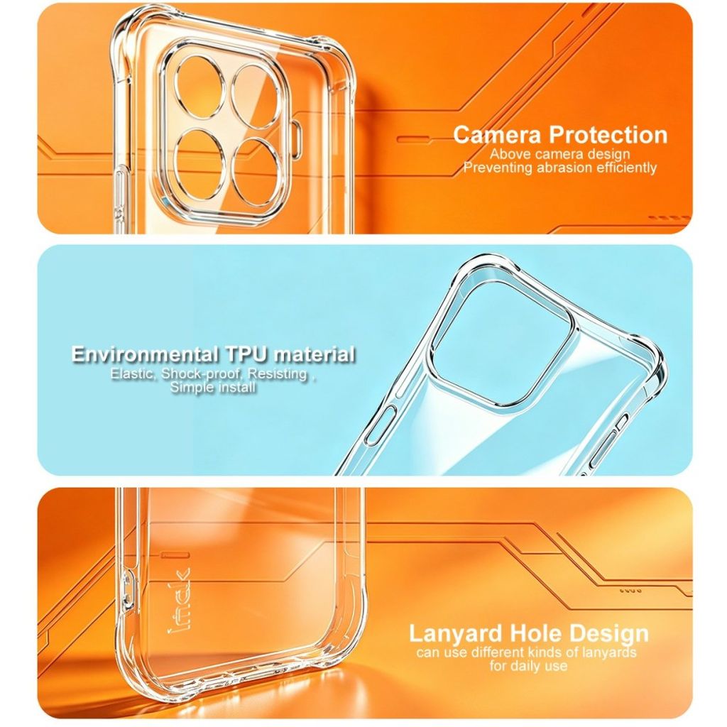 IMAK Xiaomi 17T Pro MagSafe Deksel Støtsikkert - Transparent