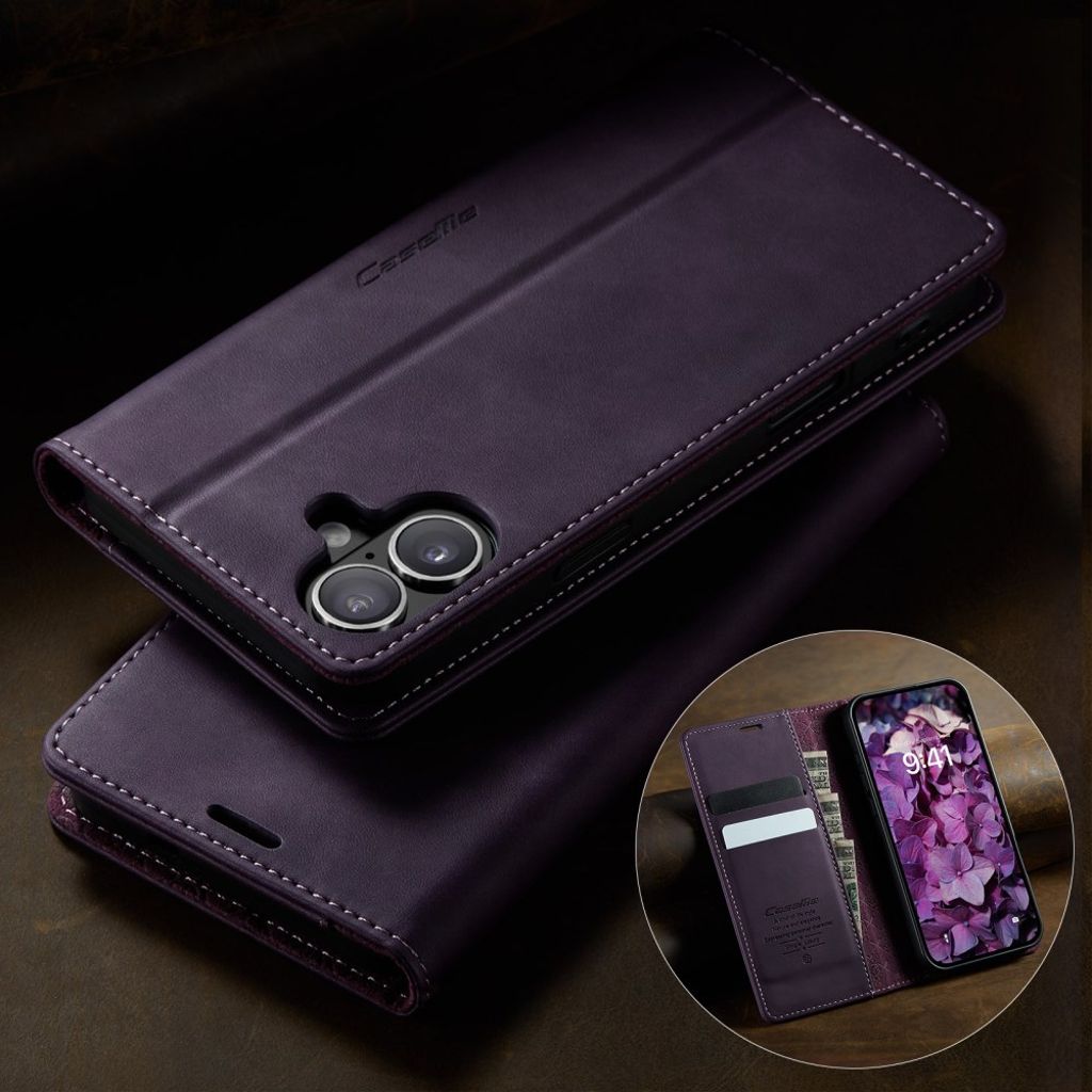 CASEME iPhone 16 Plus Cover with Stand - Purple