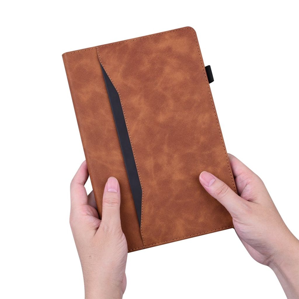 Samsung Galaxy Tab S10 FE Plus Cover with Card Slot - Brown