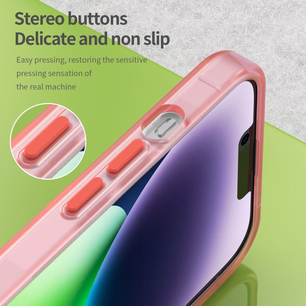 iPhone 13 Frosted Back Case MagSafe Compatible - Red