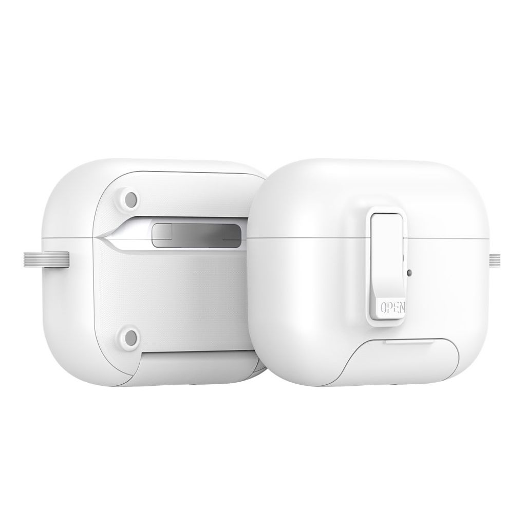 DUX DUCIS AirPods Pro 3 hodetelefondeksel MagSafe og stativ – hvit