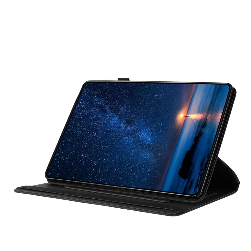 Samsung Galaxy Tab A11 / A9 Etui i PU-skinn - svart