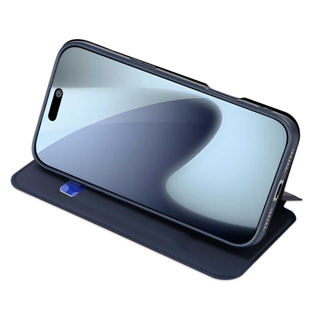 DUX DUCIS iPhone 17 Pro Max Fodral med stativ - Blå