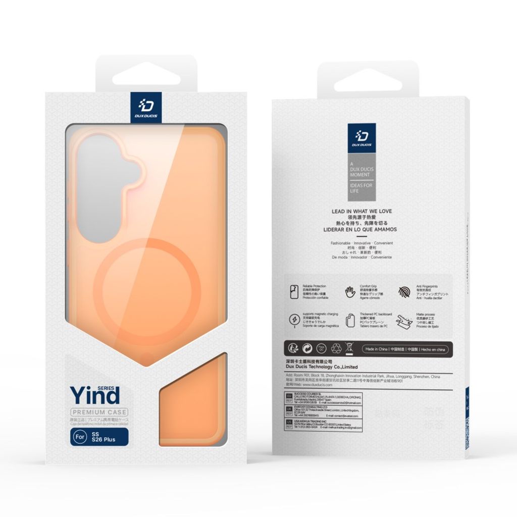 DUX DUCIS Samsung Galaxy S26 Plus MagSafe Case - Orange