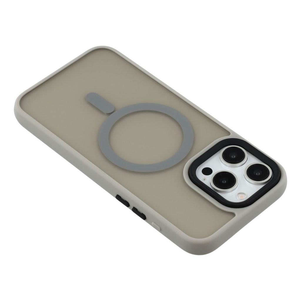 iPhone 12 Pro Max Cover MagSafe kompatibel - Grå