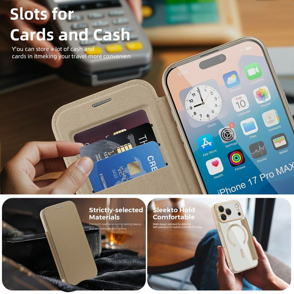 iPhone 17 Pro Etui med MagSafe - Guld