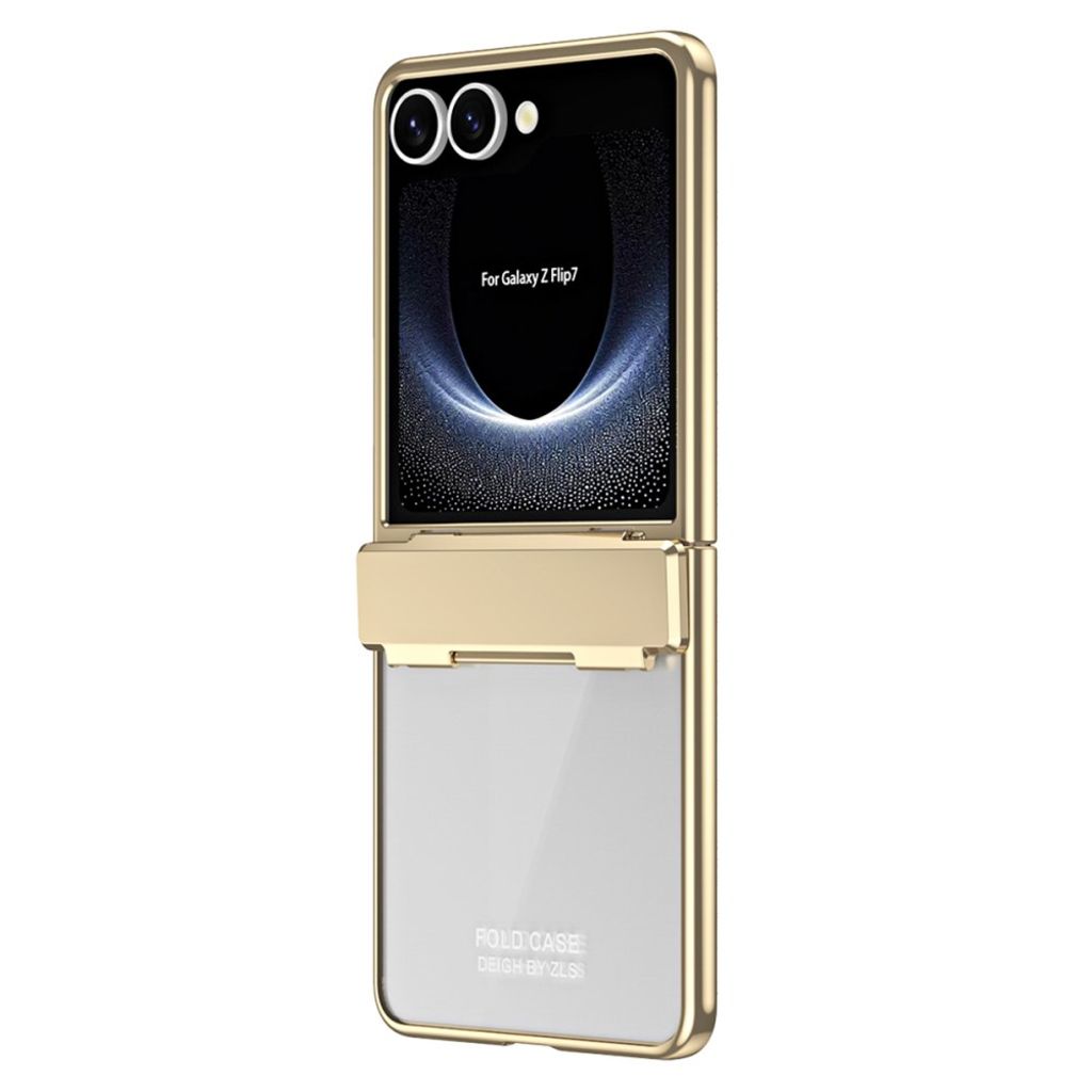 Samsung Galaxy Z Flip7 5G skal med skärmskydd - Gul