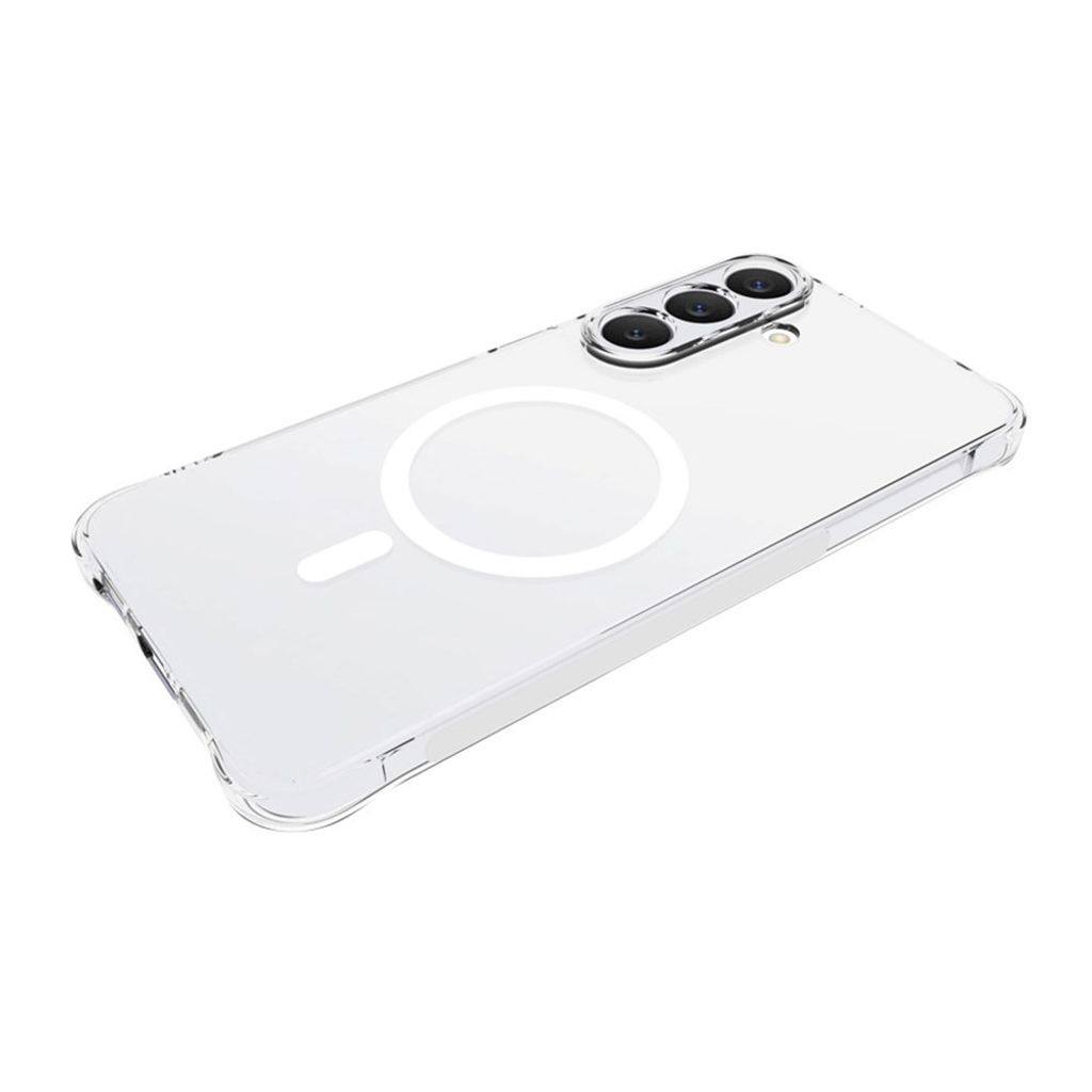 Samsung Galaxy S26 FE Case MagSafe TPU Stødsikker - Gennemsigtig