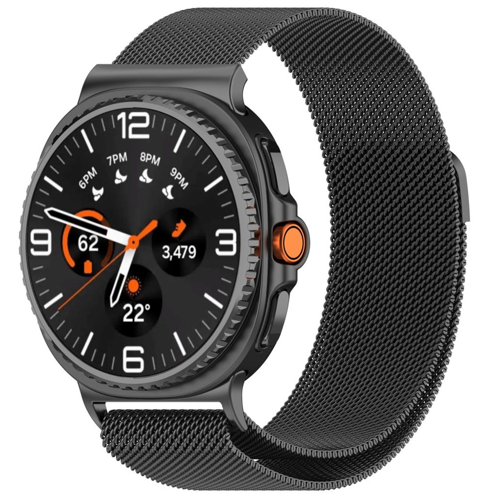 Samsung Galaxy Watch9 Milanesisk magnetisk klokkerem i rustfritt stål - Tarnish