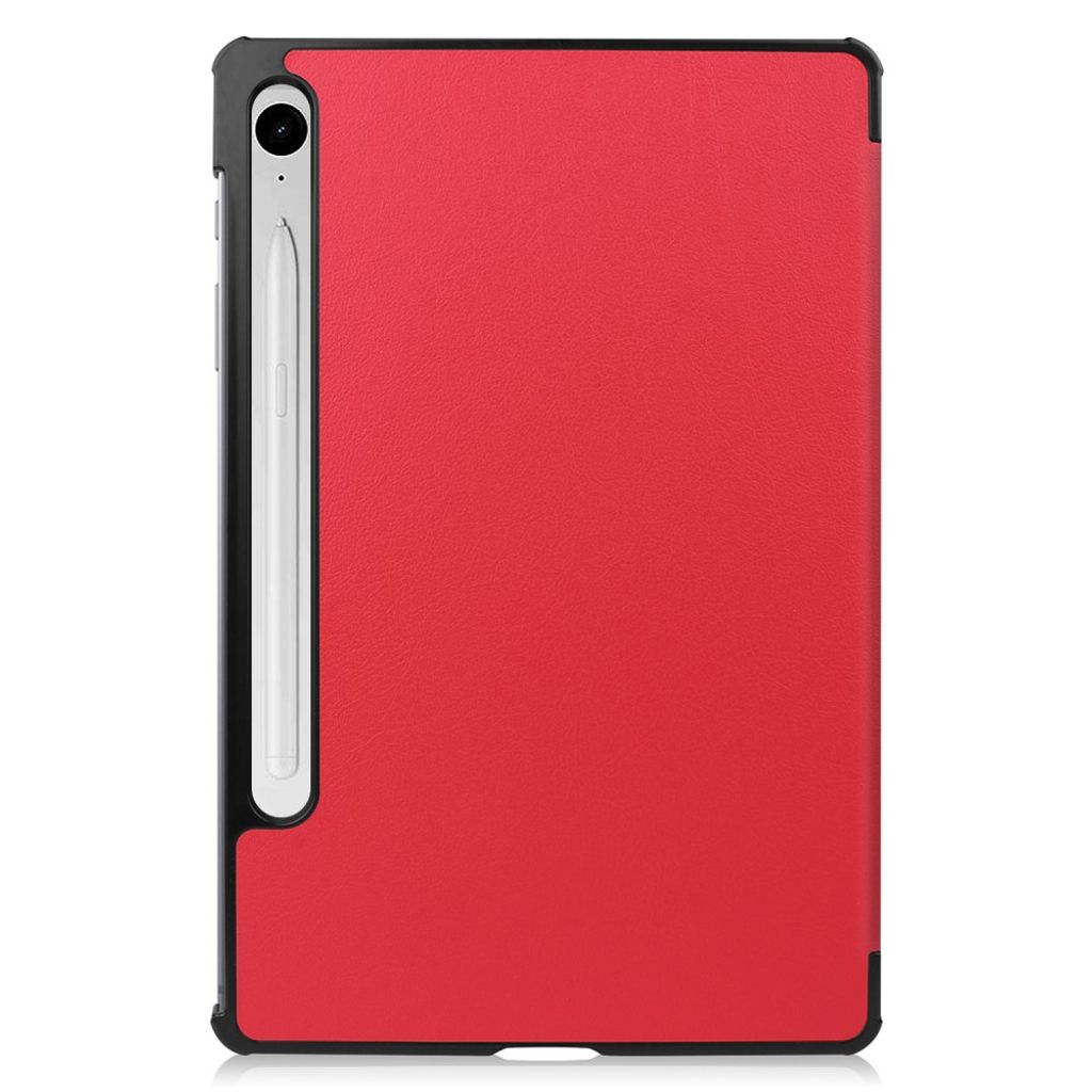 Samsung Galaxy Tab S10 Lite Etui PU-lær Tri-Fold - Rød