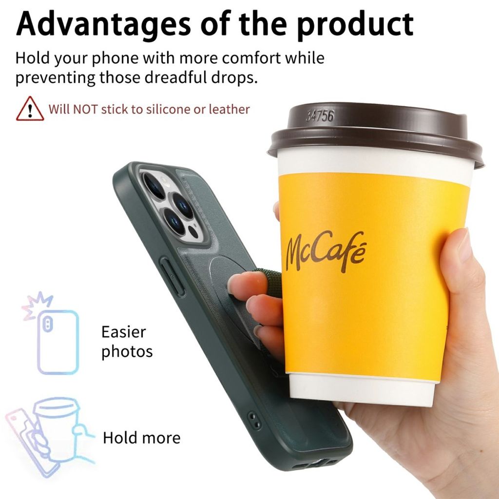 CASENEO iPhone 15 Pro Max Fodral - Grön