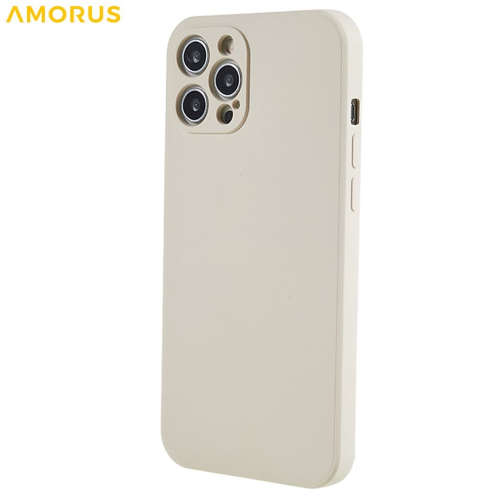 AMORUS iPhone 12 Pro Max TPU Cover - Hvid