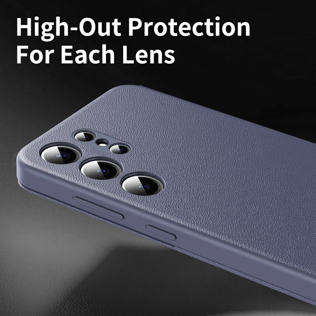 Samsung Galaxy S26 Ultra Etui Kortholder Smartvindue - Grå/Lilla