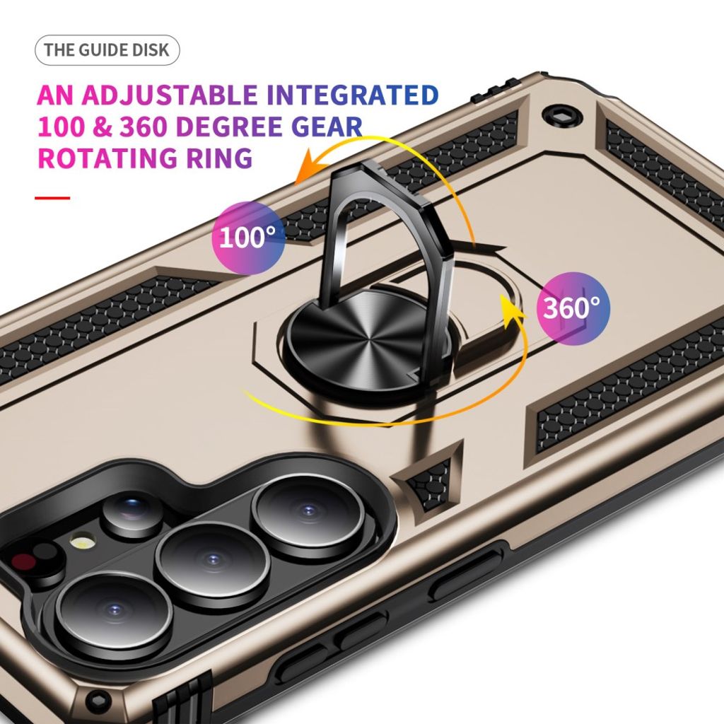 Samsung Galaxy S26 Ultra Skal med Stativ – Guld