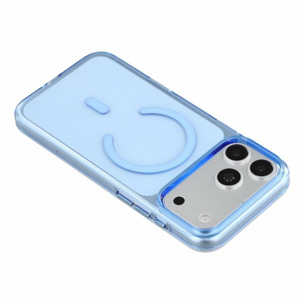 JAUCASE iPhone 18 Pro Max/17 Pro Max MagSafe Kuori - Läpinäkyvä/Sininen