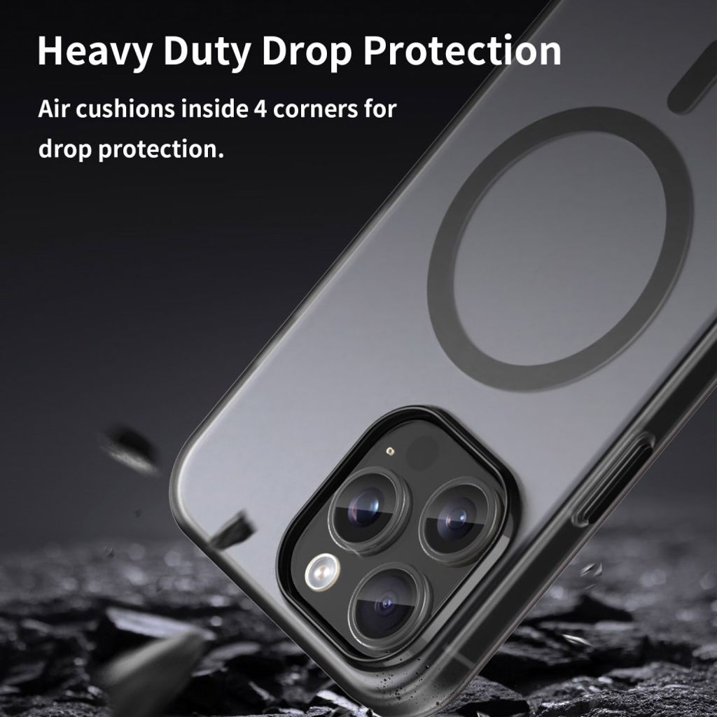 iPhone 15 Pro Max MagSafe Kuori - Musta