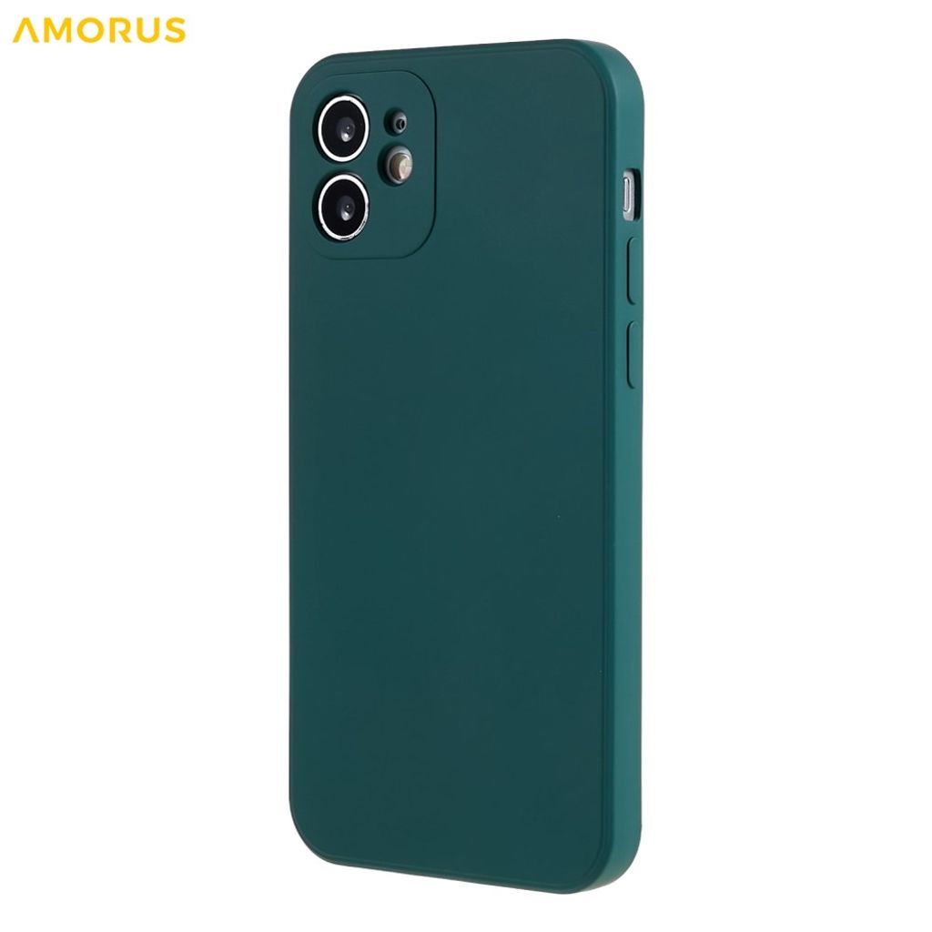 AMORUS iPhone 12 TPU Skal - Grön