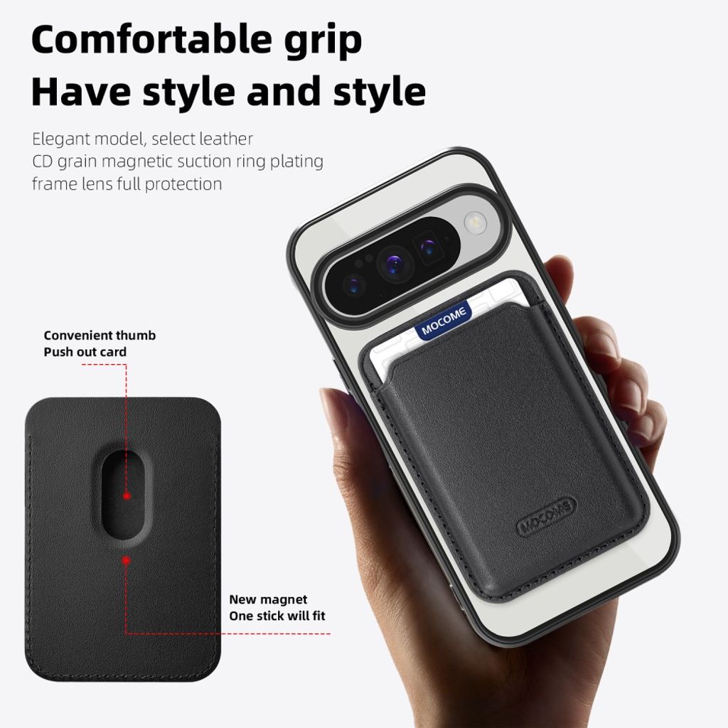 Google Pixel 10 / 10 Pro Case with Wallet - Black