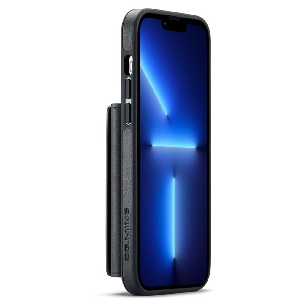 DG.MING iPhone 13 Pro Max M5 Series Lompakkokuori – Musta