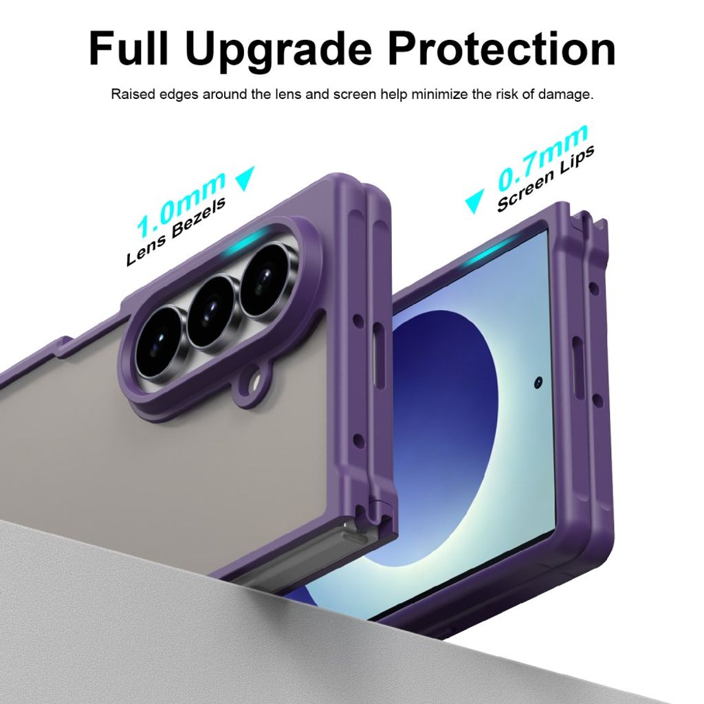Samsung Galaxy Z Fold8 Ultra Matteret Cover - Lilla