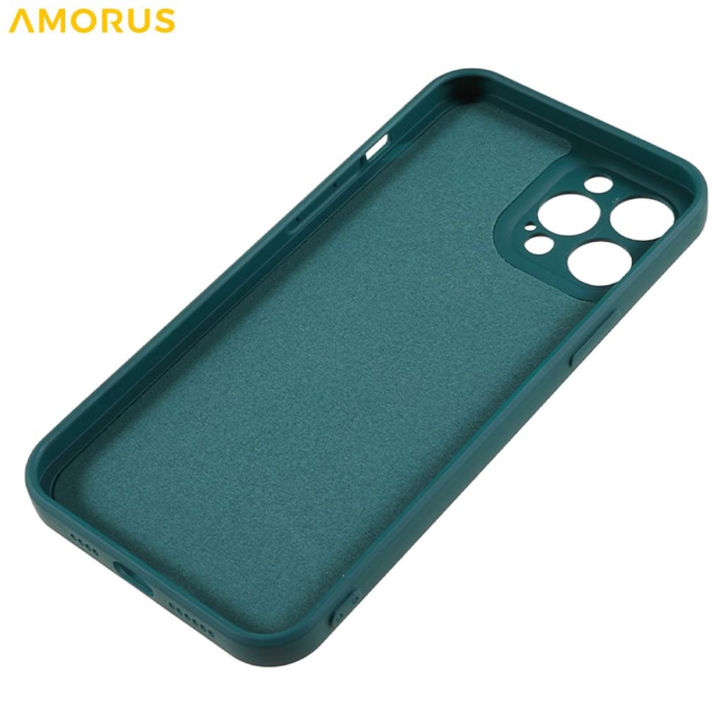AMORUS iPhone 12 Pro Max TPU Kuori - Vihreä