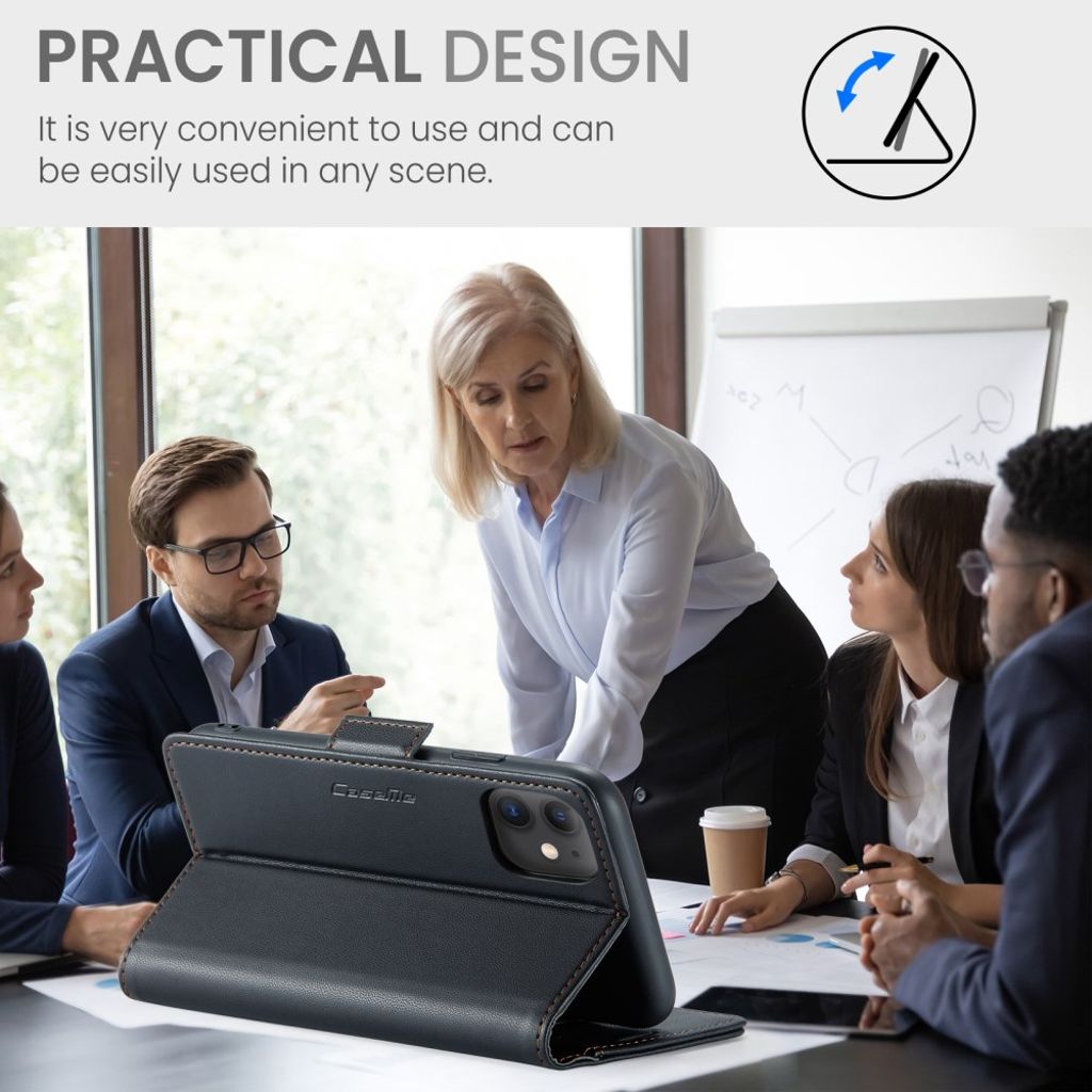 CASEME iPhone 11 Etui med Kortplads - Sort