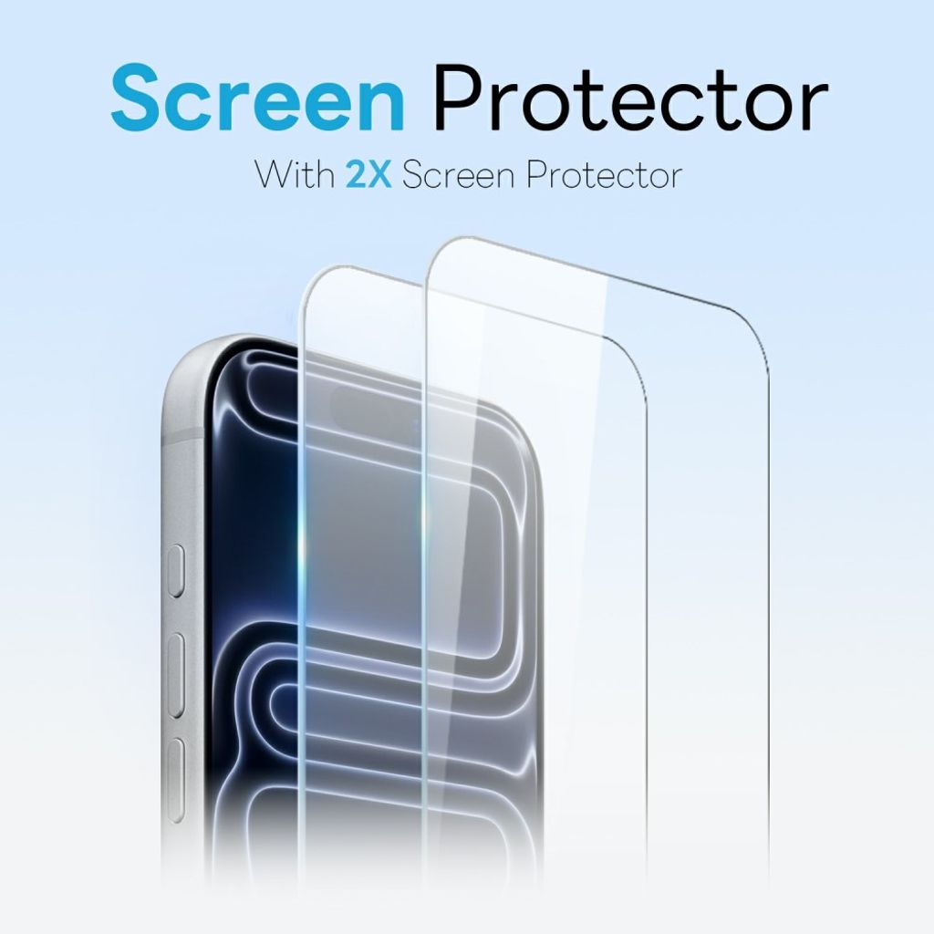 NORTHJO iPhone 17 Pro 5-in-1 -setti MagSafe-kuorilla + näytön- ja linssisuojalla