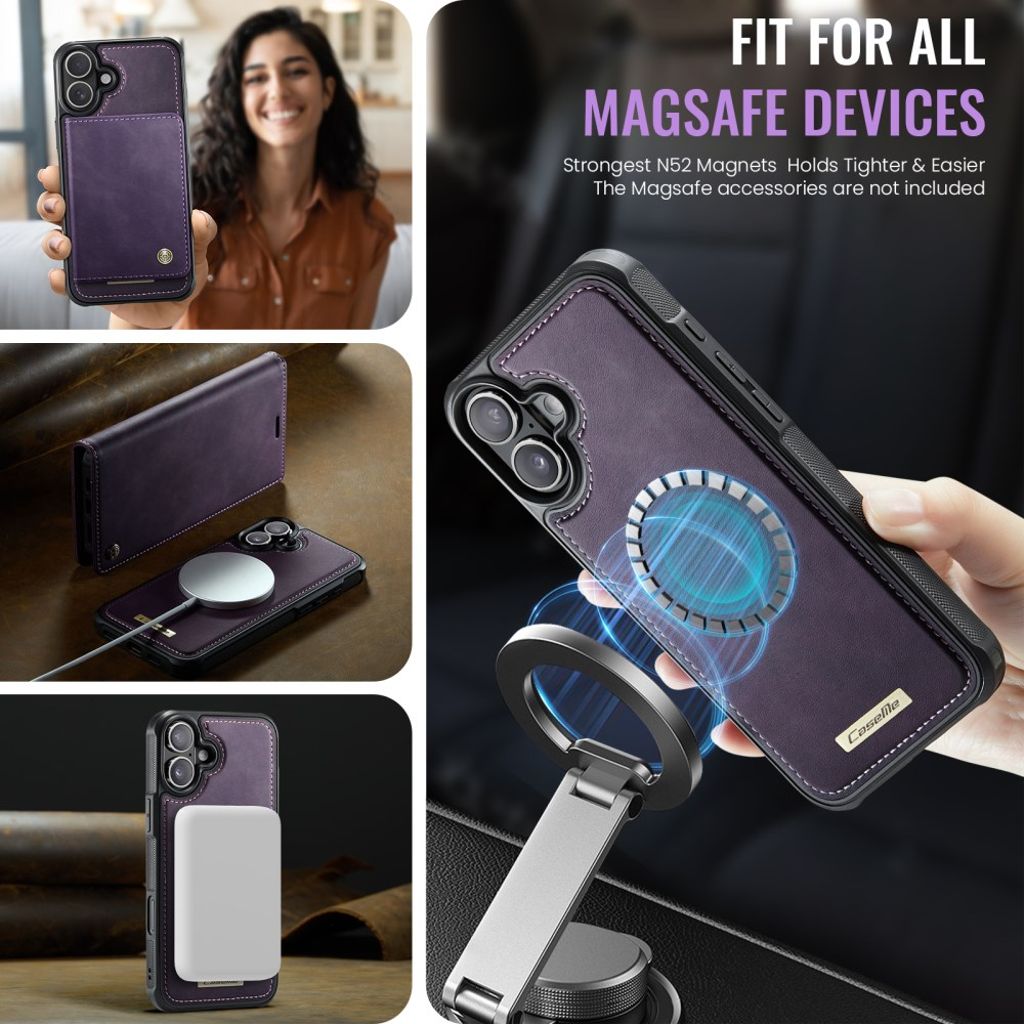 CASEME iPhone 17 Fodral med MagSafe - Lila