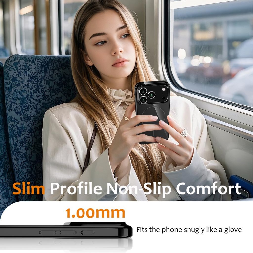 iPhone 17 Pro Max Case with Carrying strap - Black