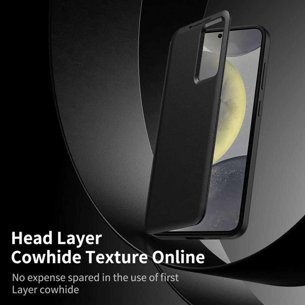 Samsung Galaxy S26 Etui med Kortholder og Visningsvindu - Svart