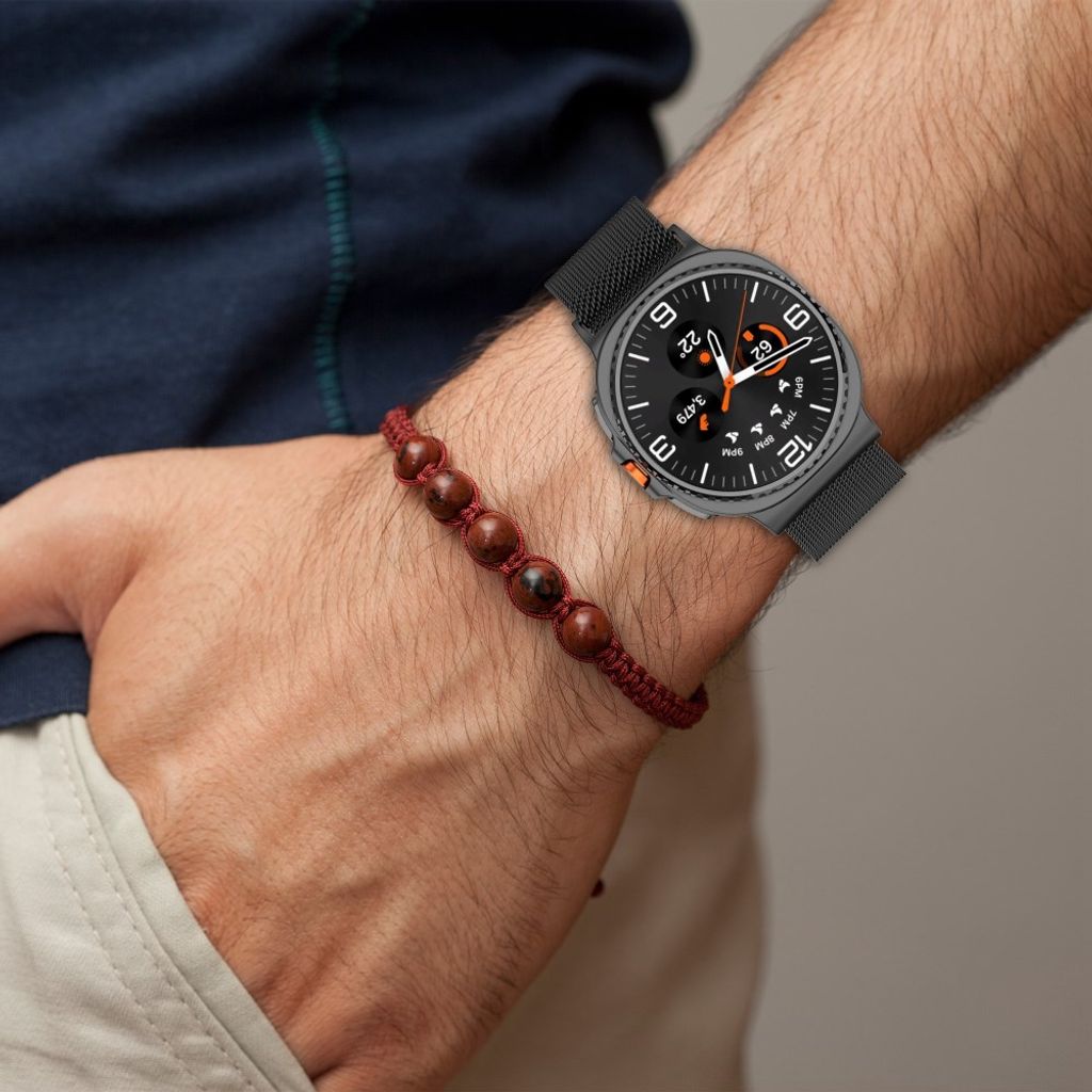 Samsung Galaxy Watch9 Milanesisk magnetisk klokkerem i rustfritt stål - Tarnish