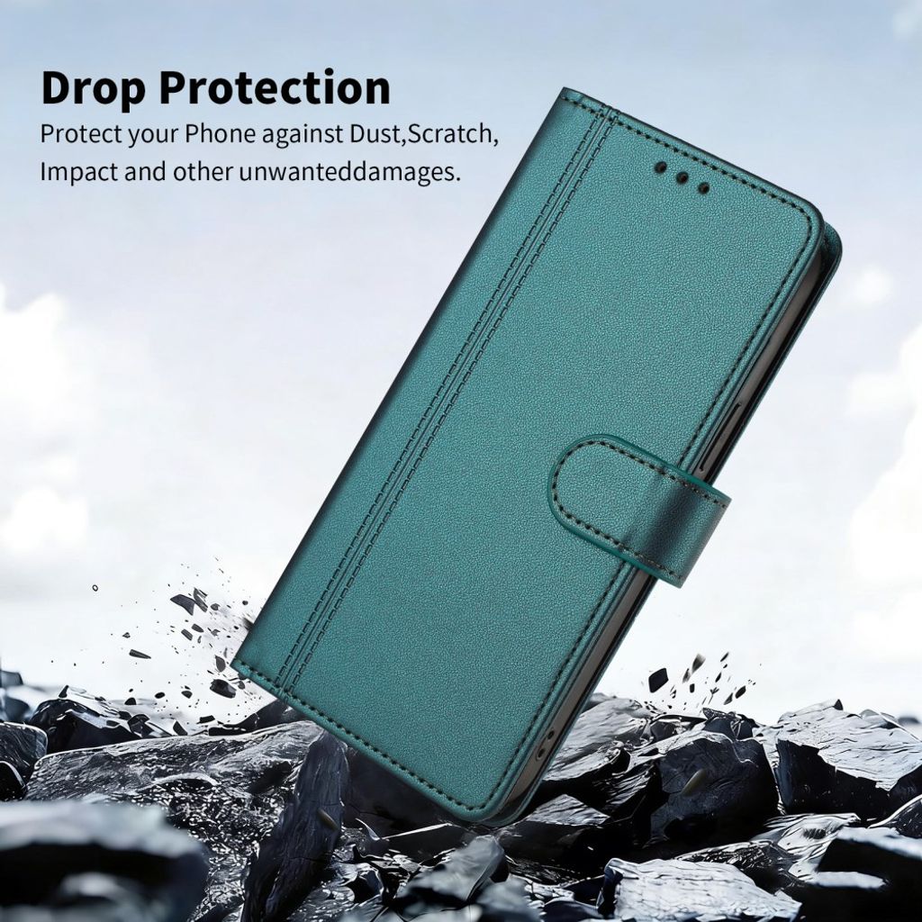 Xiaomi 17T Lompakkokotelo käsihihnalla - Tuquoise