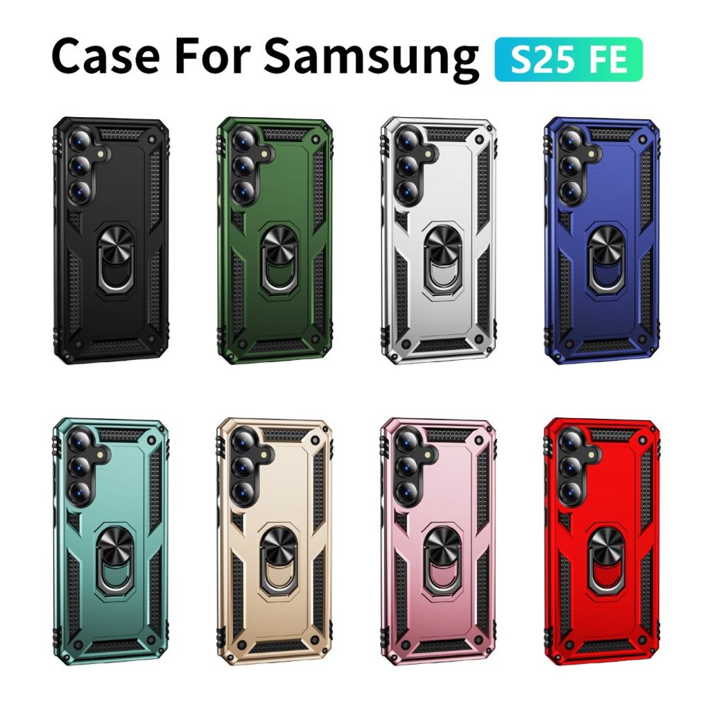 Samsung Galaxy S25 FE Kuori Jalusta - Ruusu kultaa