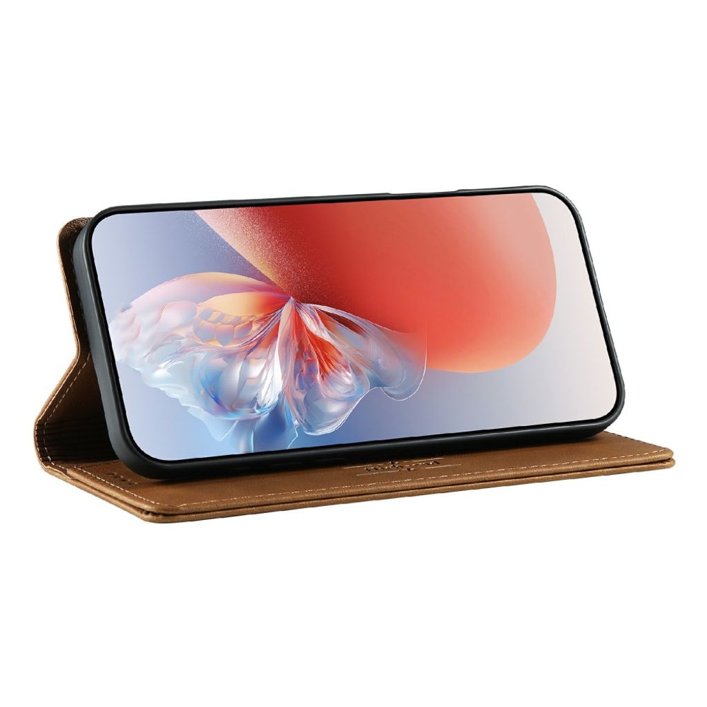 DIETFENG Google Pixel 11 Pro XL Plånboksfodral med RFID-blockering - Ljusbrun