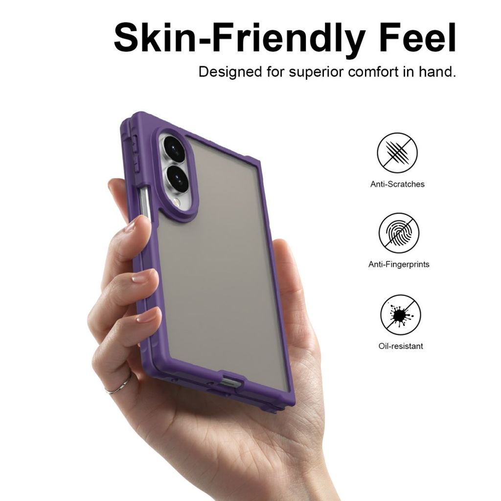 Samsung Galaxy Z Fold8 Matteret Cover - Lilla