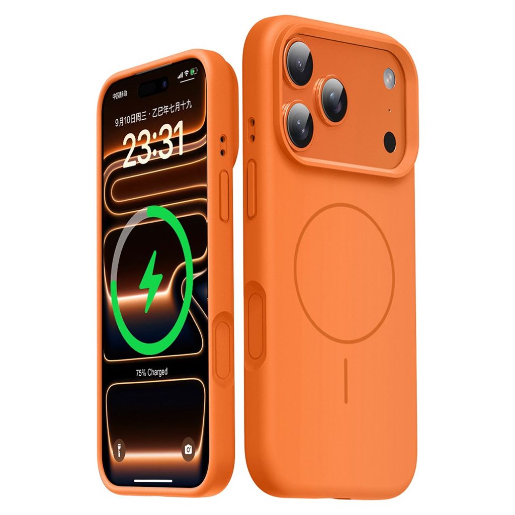 iPhone 18 Pro Max/17 Pro Max MagSafe Kompatibelt Cover - Orange