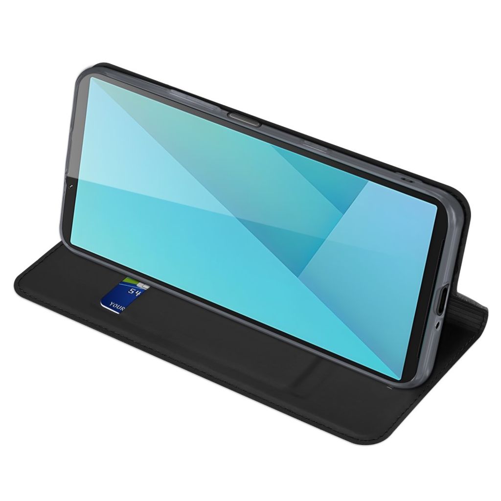 DUX DUCIS Sony Xperia 10 VII Kotelo korttipaikalla - musta