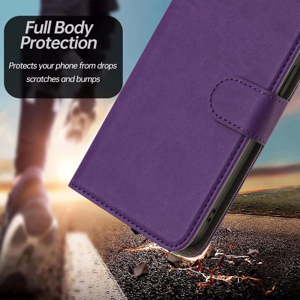 Xiaomi Redmi A5 4G Wallet Cover – Dark Purple