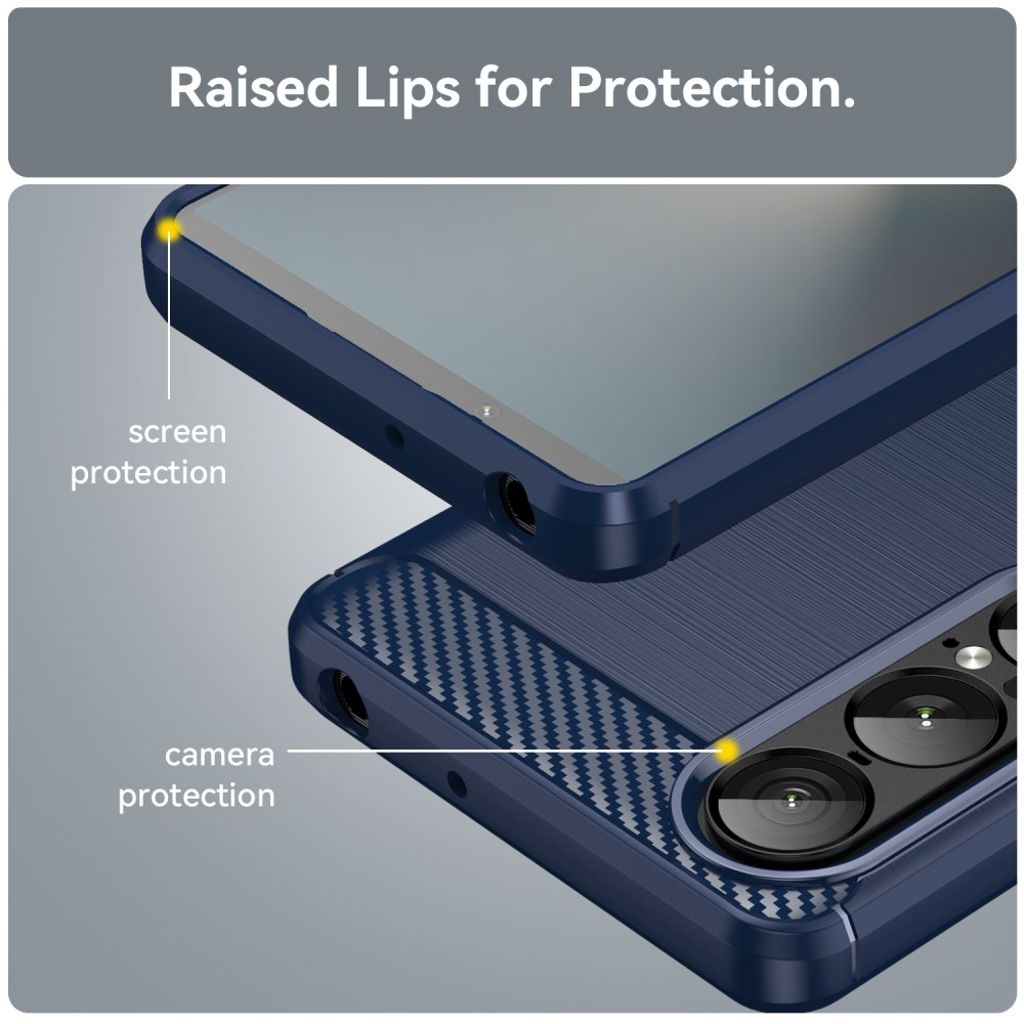 Sony Xperia 1 VII TPU Skal - Blå