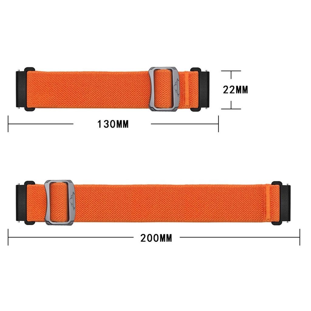 Huawei Watch GT 5/5 Pro/4 46 mm:n nailonranneke kellolle – musta