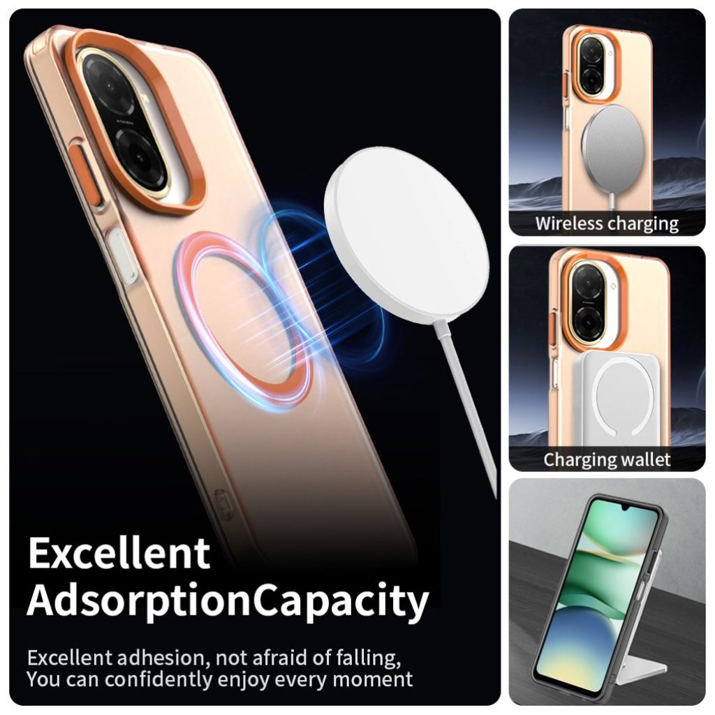 Xiaomi Redmi A5 4G Deksel MagSafe-kompatibel Hybrid - Oransje