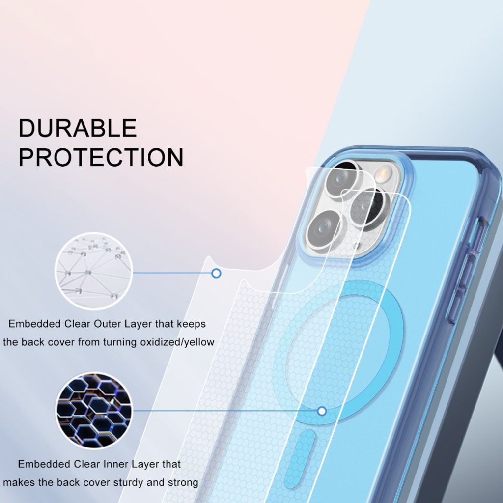 iPhone 11 Pro Max Skal MagSafe-kompatibel – Blå