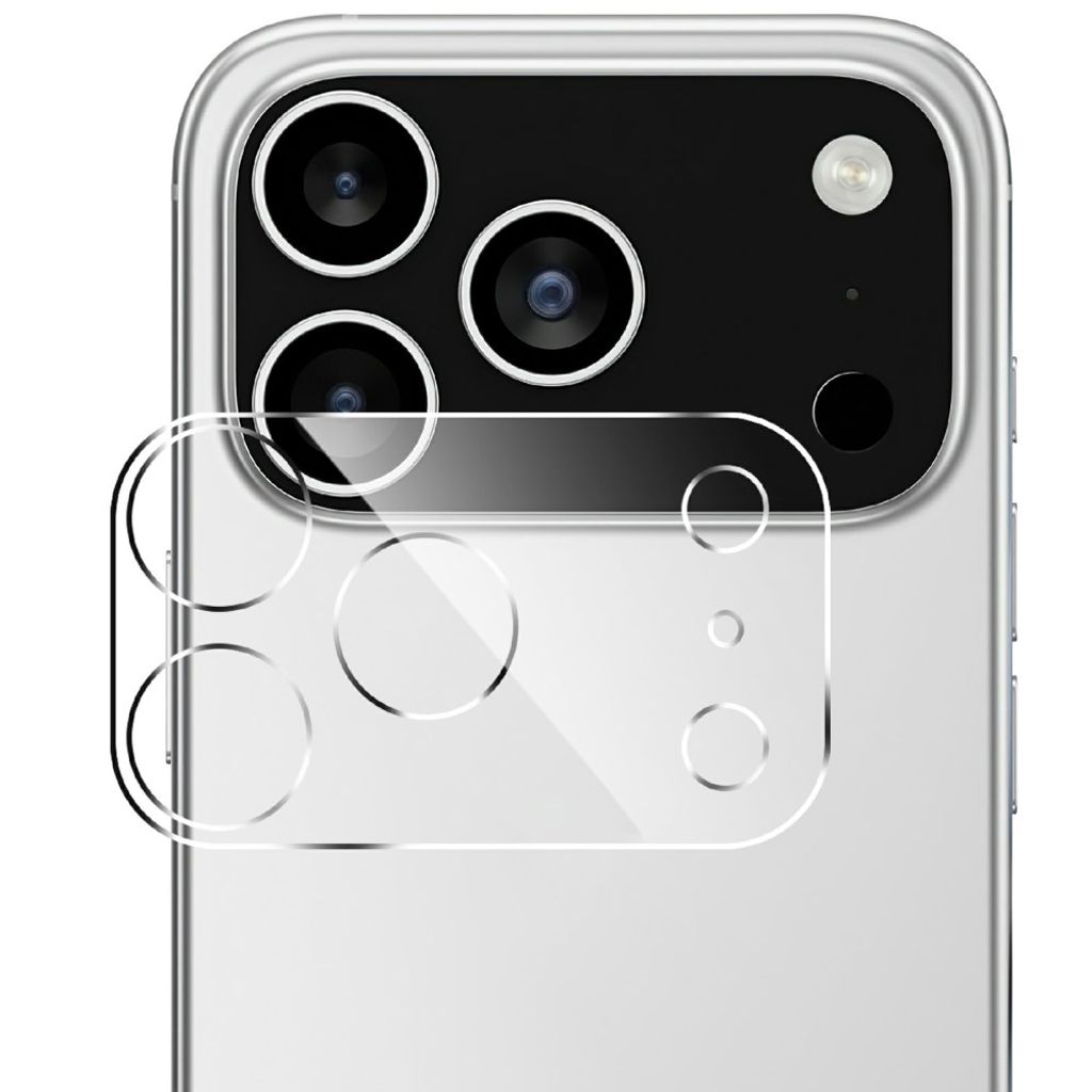 iPhone 18 Pro Linsskydd Härdat Glas Full Täckning - Transparent