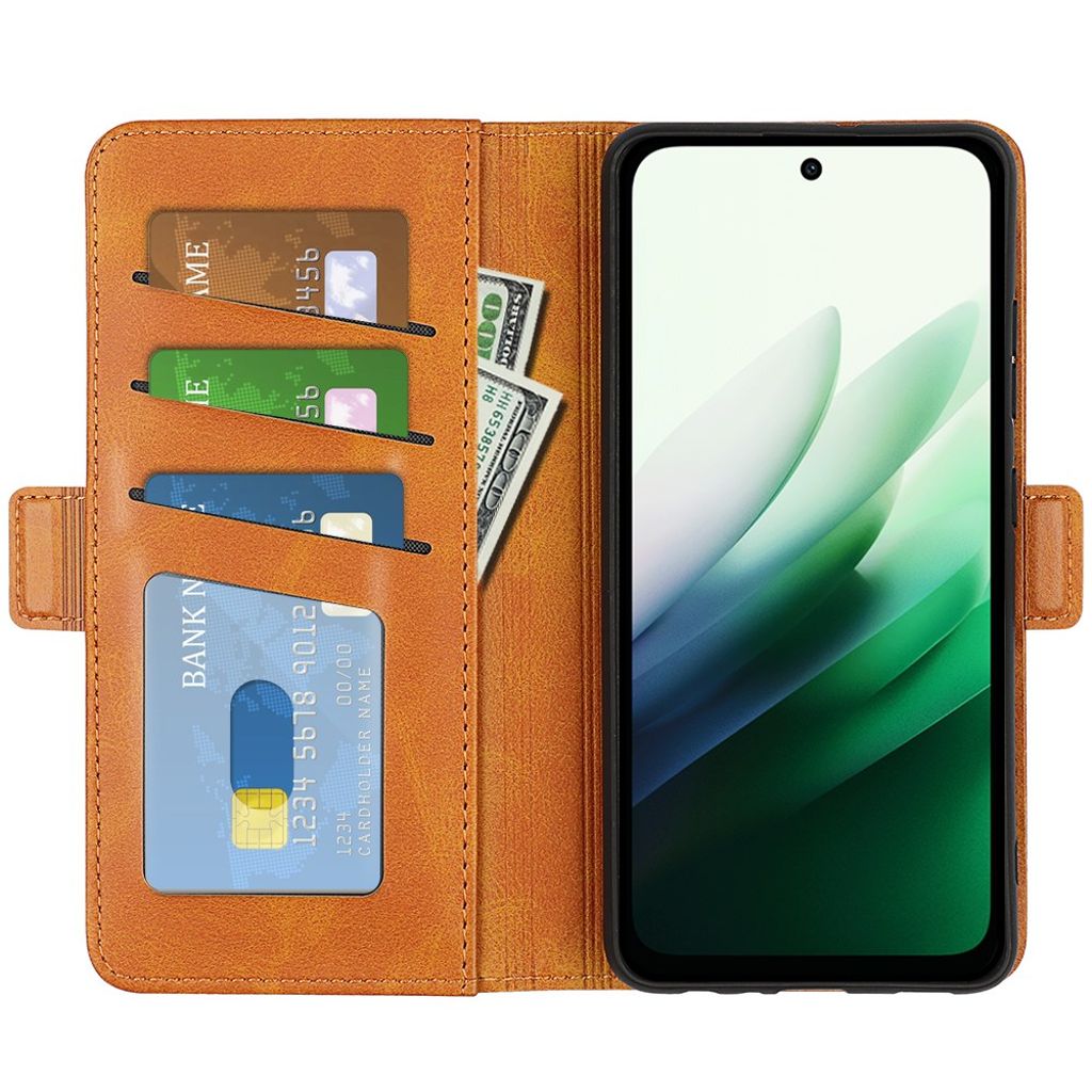 Xiaomi Redmi 15 (EU) Calf Texture Wallet Case – Yellow