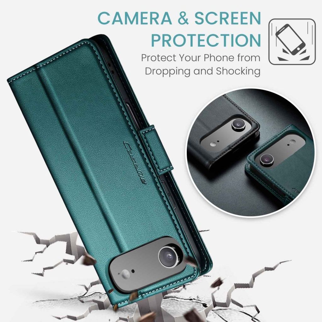 CASEME iPhone Air Etui med Kortplads - Grøn